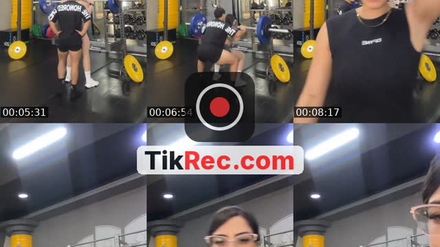TikTok live: Rutina de piernas by @castilloluisiana03