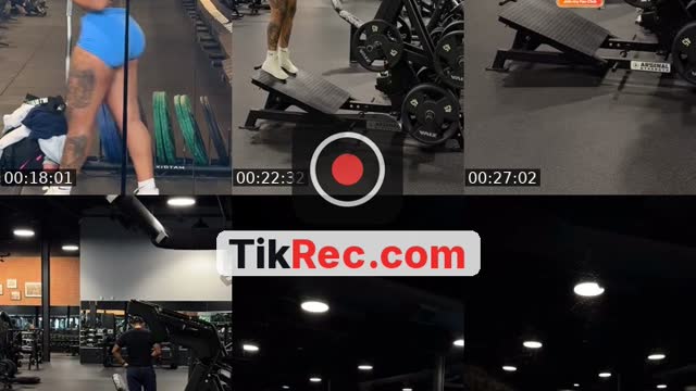 TikTok live: Gymmmm by @alex.mamacitaa