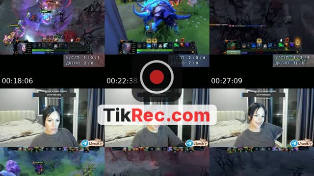 TikTok live: ТЯНОЧКА В ДОТЕ by @l1vasik