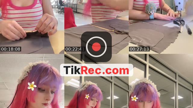 TikTok live: Sewing with Cece by @sweetcecebeet
