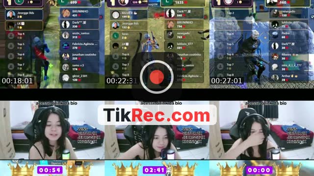 TikTok live: Sobre mim by @mingaauh