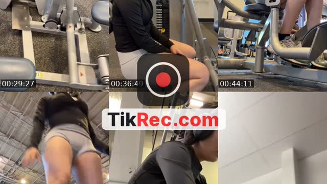 TikTok live: hi hi im at the gym by @aanggiee
