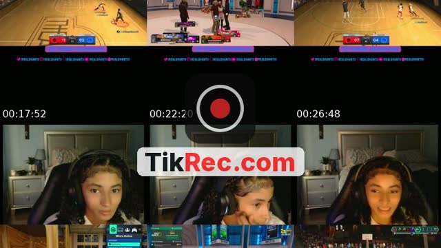 TikTok live: NBA2K27 FEMALE GUARD AND BIG by @lrealshantil