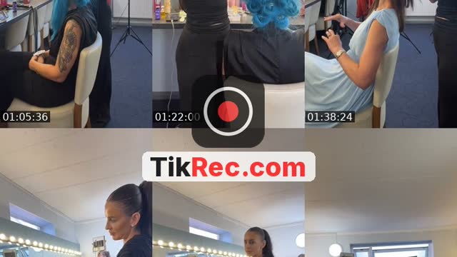 TikTok live: Pageant hair BTS by @stellegilchrist
