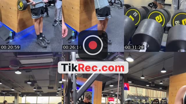 TikTok live: Gym In Dubai by @jacobedgey