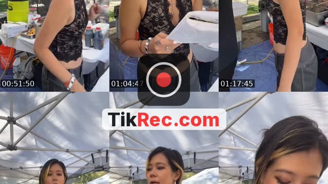 TikTok live: Work w me 🐼🇺🇸 by @yuri_zyuy