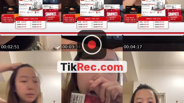 TikTok live: promo simcard indo taiwan by @telintaiwan