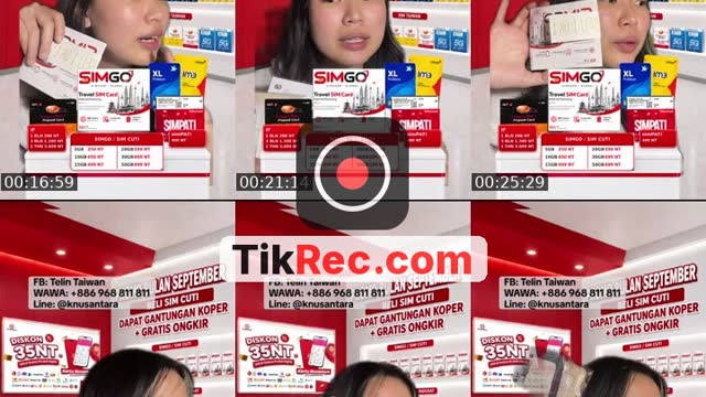 TikTok live: promo simcard indo taiwan by @telintaiwan