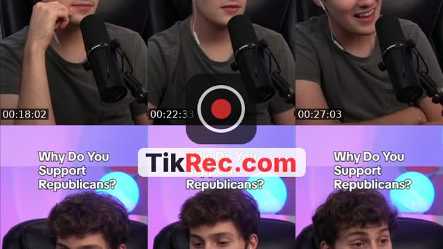 TikTok live: debating MAGA by @parkergetajob