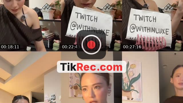 TikTok live: メイク動画！ by @withinluxe