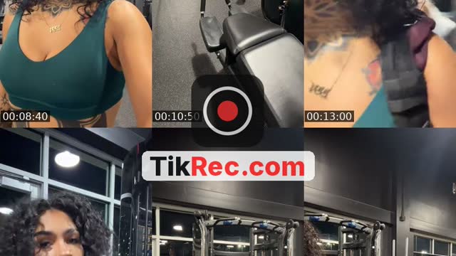 TikTok live: Who wants to gym? by @alex.mamacitaa