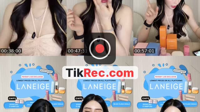 TikTok live: LANEIGE x nicolechangmin by @nicolechangmin
