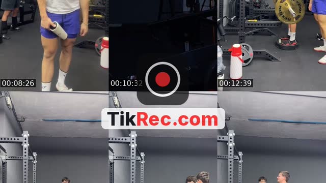TikTok live: Leg day by @giuliosicari