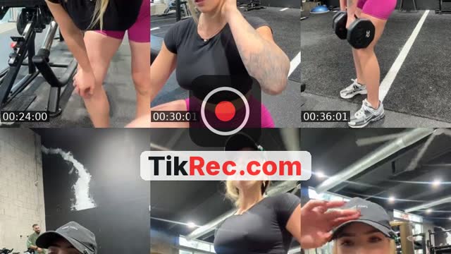 TikTok live: Fitness QA and leg day🤍 by @itsamandafit