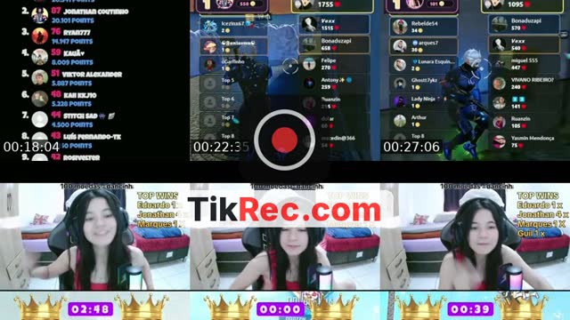 TikTok live: Sobre mim by @mingaauh