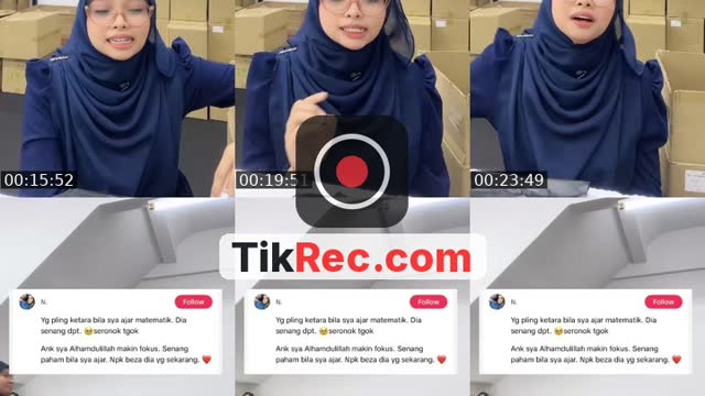 TikTok live: Anak bijak ibuayah tenang🥹👩🏻‍🦰👨🏻‍🦰💙 by @hasnuri.wellness