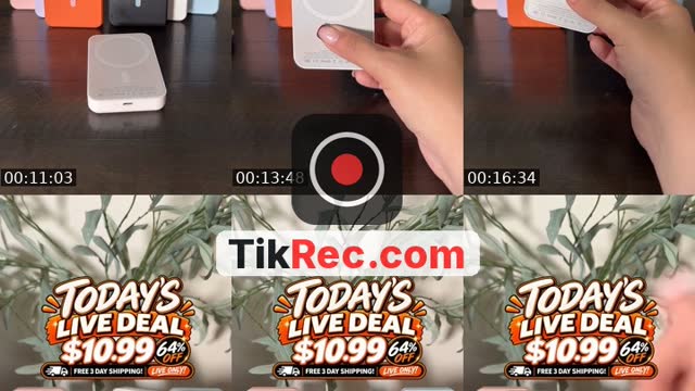 TikTok live: Portable charger by @tiktokfindsbybeauty