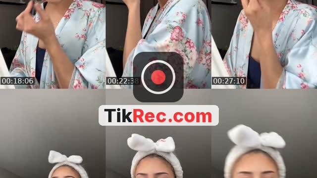 TikTok live: grwm by @ruvi.0528