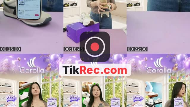 TikTok live: Corolla MY Sale x Zaiffa by @corollashoes.official.my