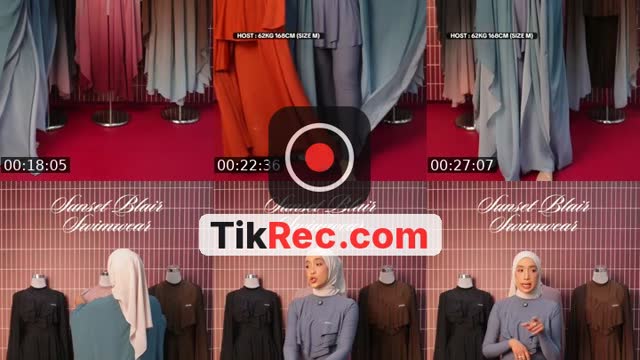 TikTok live: SWIMWEAR BLAIR SUNSET 3 IN 1 by @shopcakenis