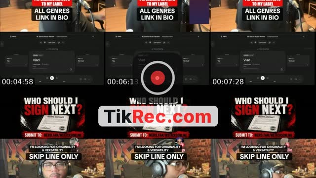 TikTok live: Who should I sign next??? by @mstacksonline