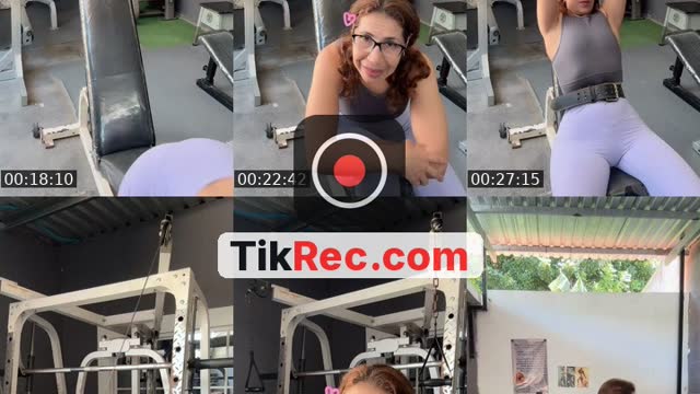 TikTok live: En el gimnasio ejercicios by @gilma_ant_hz