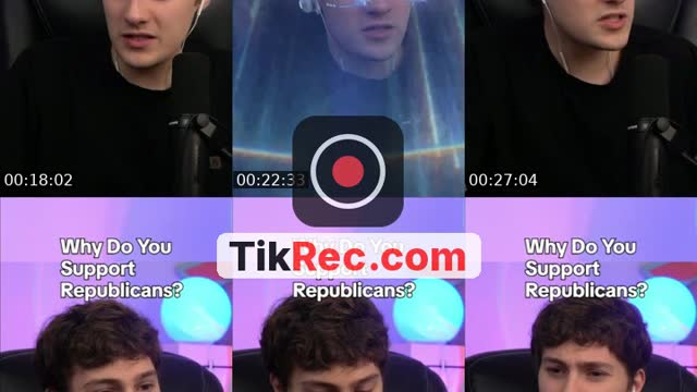 TikTok live: debating MAGA by @parkergetajob