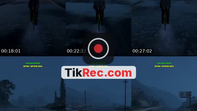 TikTok live: Cycling in GTA V (Rainy vibe) by @i.didz_