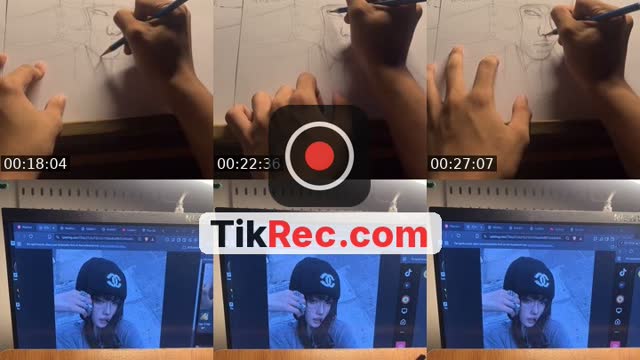 TikTok live: face tutorial/loomis method by @cedrickplopinio