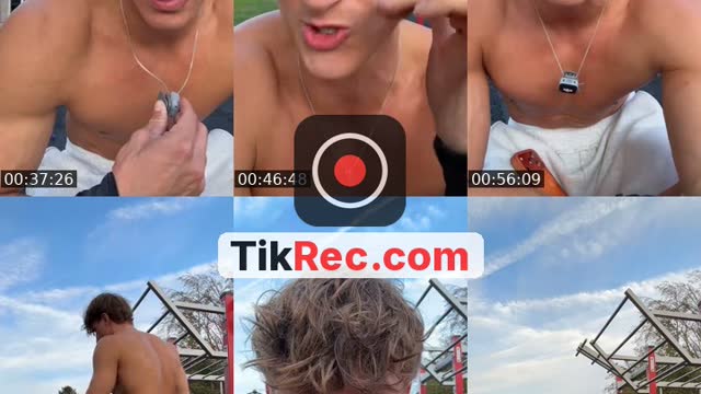 TikTok live: calisthenics workout🌊💜 by @daniel.paier