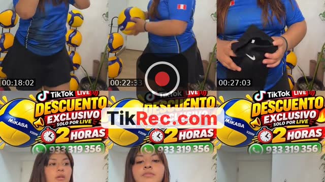 TikTok live: Descuento de pelotas Mikasa by @voleibolforceclub2030