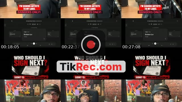 TikTok live: Who should I sign next??? by @mstacksonline