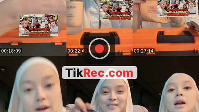 TikTok live: mekap yuk by @c.hzrina
