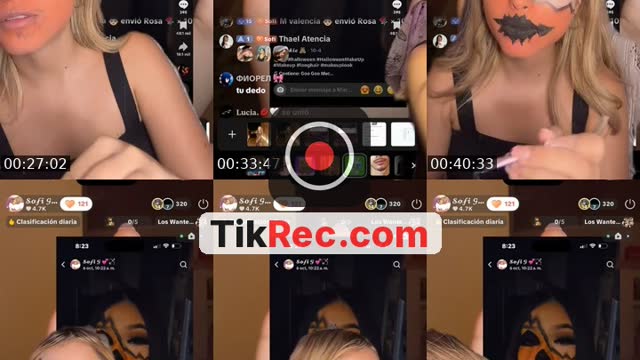 TikTok live: Maquíllense conmigo by @sofigrandah