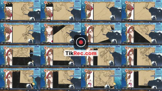TikTok live: drawing || brush link on bio by @uoojismh