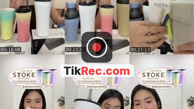 TikTok live: STTOKE ceramic lined drinkware! by @aglimpseofrach