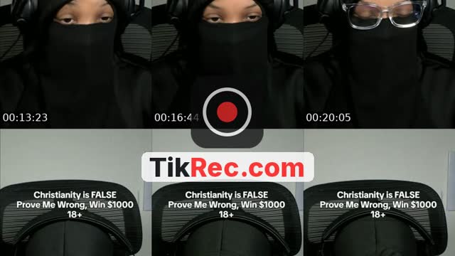 TikTok live: Christianity is False! Come up! by @korrathetaymi