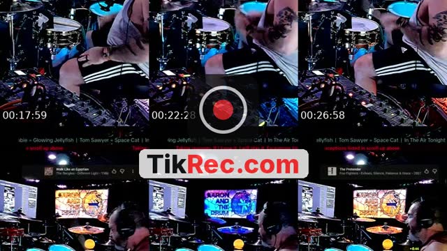 TikTok live: Thursday smooth cheeks #drums by @theamplife