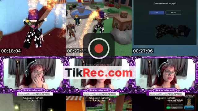 TikTok live: Vem jogar Roblox comigo! by @oivictorine