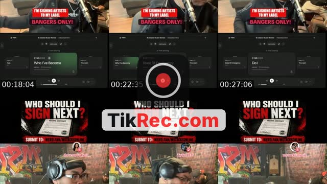 TikTok live: Who should I sign next??? by @mstacksonline