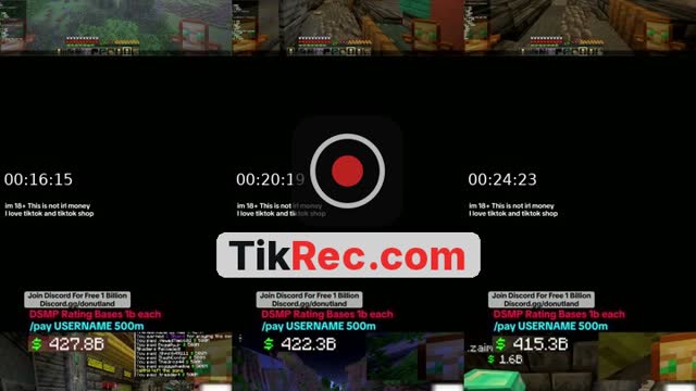 TikTok live: Donut SMP Giveaways by @flyster24mc