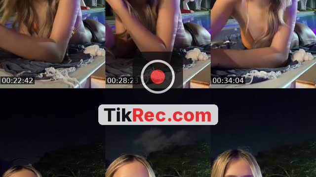 TikTok live: pool live 💗 by @alexia.nakole
