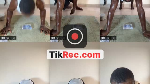 TikTok live: pushup athlete and Fit. Coach by @coach_demas.sb