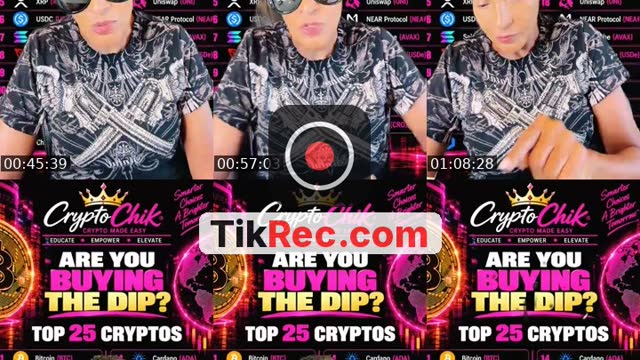 @thecryptochik TikTok live from 2026-10-09