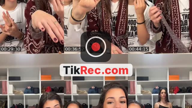 TikTok live: GRWM by @malvinious