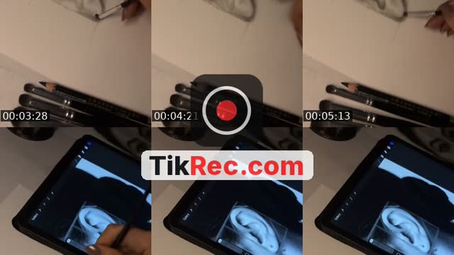 TikTok live: Drawing with me by @_artra1
