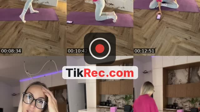 TikTok live: Home workouts by @viki_sheik