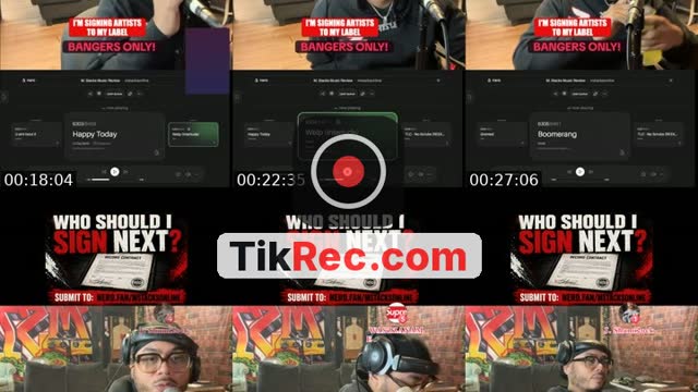 TikTok live: Who should I sign next??? by @mstacksonline