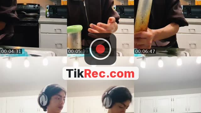 TikTok live: Doing dishes by @dejavuvint