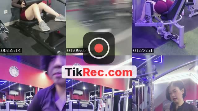 TikTok live: gym sore by @cathelyn.violetia